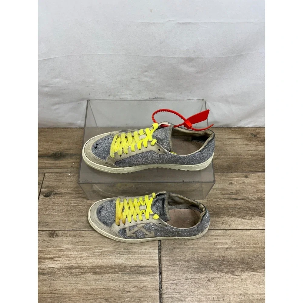 Off-White Glitter Sneakers Women's Size 39 
